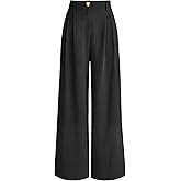 AUTOMET Women Wide Leg Dress Pants High Waisted Loose Fit Business Casual Work Trousers with Pockets 2026