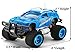Lutema Tracer Overlord 4CH Remote Control Truck, Blue