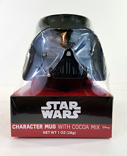 Star Wars 3D Darth Vader Helmet Character Mug & Hot Cocoa Holiday Gift Set