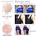 Nippleless covers Sticky Silicone Reusable Breast Lift Nipple Cover Pasties bra for Women Best Diameter 4.3inch (Large, Round)