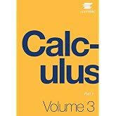 Calculus Volume 3 by OpenStax (paperback version, B&amp;W)