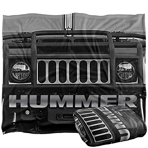 Hummer Blanket, 152 x 127 cm Front Facing Silky Touch Super Soft Throw Blanket