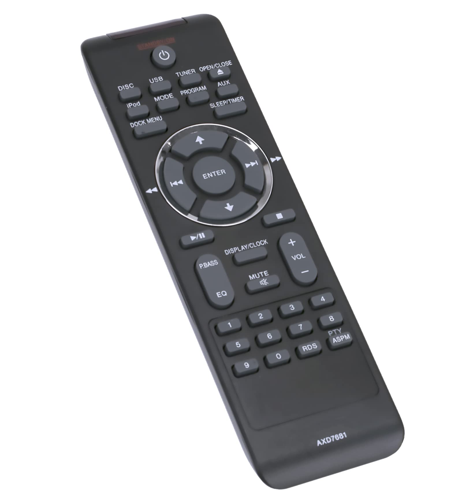 VINABTY Replacement Remote Control Fit for Pioneer CD Receiver System X-EM21 X-EM11 Remote AXD7681