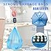 OKKEAI 8 Gallon Kitchen Trash Bags Blue Garbage Bags Strong 30L Trash Can Bags Medium Wastebasket Bin Liners for Home Office, Lawn,Bathroom,60 Count (Fits 7-10 Gallon Bins)