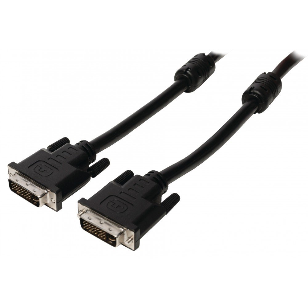 Valueline VLCP32050B20 2.00m DVI-I 24+5 Pin Male to DVI-I 24+5 Pin Male DVI Cable - Black