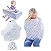 Nursing Breastfeeding Car Seat Cover - Multi-Use Cover for Girls and Boys. Use as a Carseat Canopy, Scarf, or on Highchair