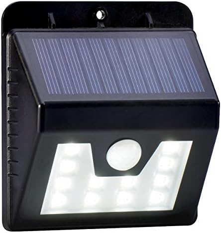 THSpow LED Solar Motion Sensor Light 12 LEDs Outdoor Waterproof and Heatproof All in One Solar Wireless Security Wall Step Light