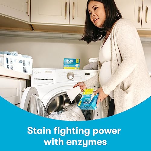 ECOS Laundry Detergent Sheets No Plastic Jug for 114 Loads Vegan