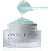 NATURAL DERMA PROJECT NDP Cica Cream - Gel Face Moisturizer for Sunburn Relief, lightweight Korean Moisturizer for Sensitive Skin, Centella Asiatica, Hydrating, Calming, Soothing (1.7 Fl oz / 50ml)