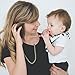 Mama & Little Silicone Teething Nursing Necklace for Mom Deila, Bubblegum
