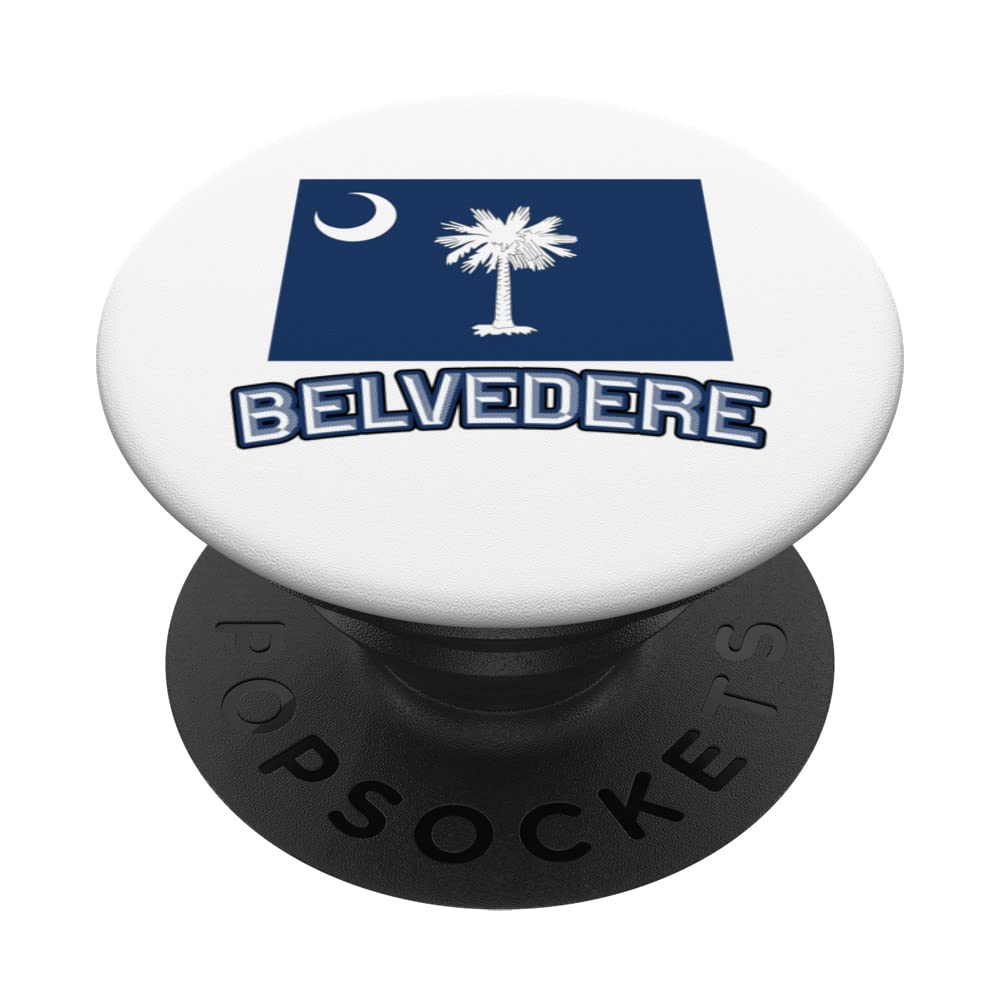 Belvedere - South Carolina | SC City State USA Souvenir - PopSockets Swappable PopGrip