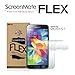 iloome Galaxy S5 ScreenMate Flex Flexible Glass 8H Hardness Premium Screen Protector with Oleophobic Coating
