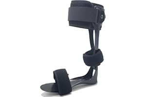 FURLOVE AFO Drop Foot Brace Medical Ankle Foot Orthosis Support Foot Drop Postural Correction Brace (Right, Large)