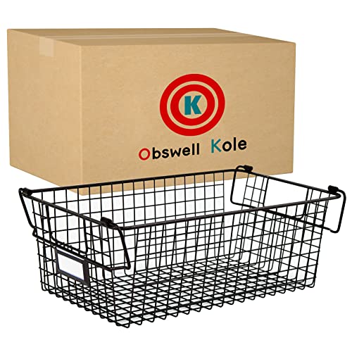 4 Pack XXL Wire Baskets For Pantry Storage and Organization，Fruit