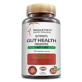 Souletics Health Solutions: Ultimate Gut Health: Best Probiotic & Top Probiotic Supplements - Bifidobacterium Longum, Lactobacillus Acidophilus, Digestion Support, Constipation & Bloating Relief