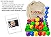 Toddler Peg Board Sensory Montessori Fine Motor Skills Educational Toys - 30 Stackable Pegs + Pattern Card + Drawstring Backpack + E-Book