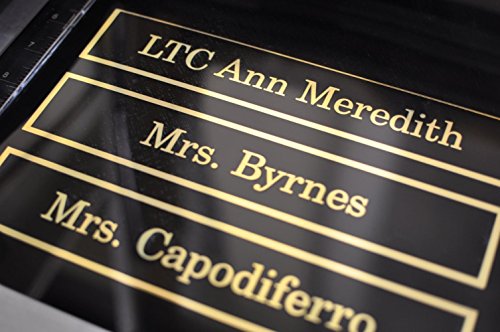 Desk Name Plate with Card Holder | Custom Name Plate | Personalized Desk Plate with Business Card Holder - Thumbnail 5