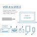 Macally USB-C to USB A 3.0 Adapter (2-Pack), Converts USB Type-C Input to USB-A for Macbook Pro 2017 / 2016, Macbook 12-Inch, Chromebook Pixel, Samsung S8 S8+, and Other Type-C Devices (UCUAF2)