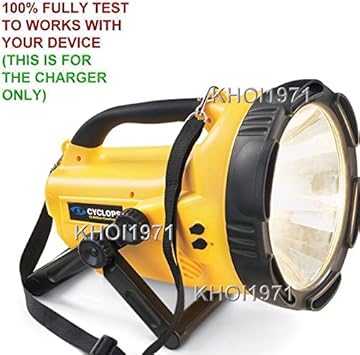 Amazon Com Khoi1971 Wall Charger Ac Adapter Compatible With Cyclops 15 Million Candle Power Spotlight Charger Ac Adapter Not Created Or Sold By Cyclops Home Audio Theater