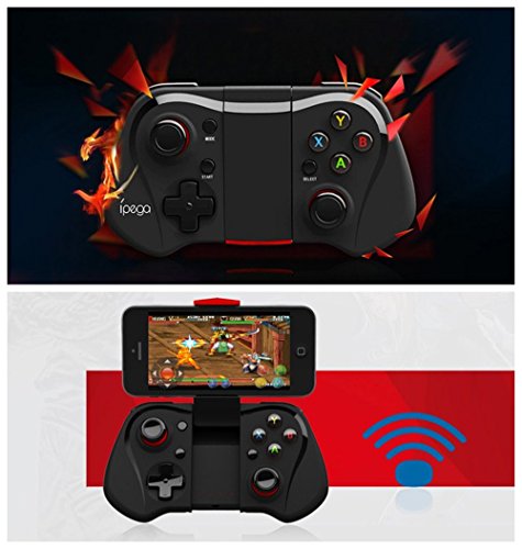 iPega PG-9023 Extendable Game Controller Portable Bluetooth Wireless Gamepad Joystick Control for Android Phone Samsung Galaxy S7/S7 edge S6 S5 iPad 5 4 etc (black) - Thumbnail 3