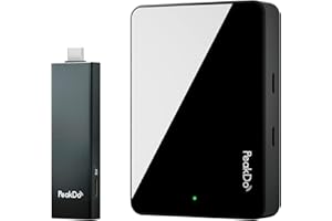 PeakDo HDMI Wireless Transmitter and Receiver, 0 Latency (Line of Sight) Wireless HDMI Extender, 1080P@60Hz Video Transmitter and Receiver for TV or Projector Monitor