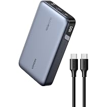 UGREEN 100W PowerBank, 20000mAh Portable Charger 3 Ports (2USB C+