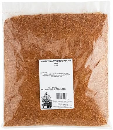 Simply Marvelous BBQ Pecan BBQ Rub - 5lb Bag