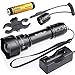 EVOLVA FUTURE TECHNOLOGY T20 IR 850nm IR Light Illuminator Infrared Led Flashlight 38mm Lens IR Torch for Long Rang Night Vision Scope Hunting (Mount and Tail Switch Package) primary