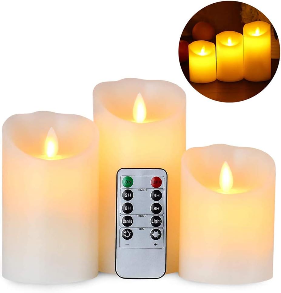 luce di candele con batterie per timer