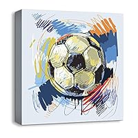 Canvas Wall Art Cartoon Picture Canvas Prints Home Artwork Decoration for Kids Bedroom Bathroom - 12x12 inches