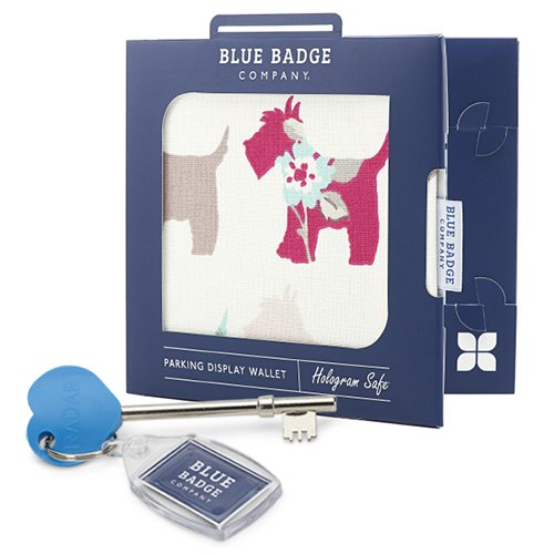 Blue Badge Company Wallet Holder for New Permit with Radar Key for