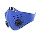 Sandistore Activated Carbon Anti Dust Mask Bicycle Motorcycle Racing Ski Half Face Mask (Blue)