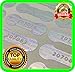 Holomarks 1000 pcs Silver Security Hologram Labels 0.78 x 0.27 inches, Void Warranty Stickers Tamper evident Seals Dogbone with Serial Numbers