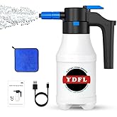 YDFL Electric Foam Sprayer with USB, Electric Pressurized Foam Sprayer for Car Washing,Pump Sprayer Suitable for Home, Garden and Car Beauty and Cleaning,Washing Accessories(1.5 Liters)