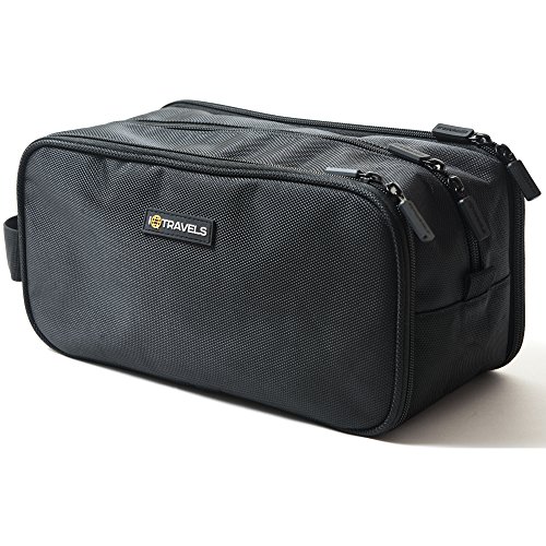 Dopp Kit (12 Inches) 3 Compartments + Waterproof Bag Easy