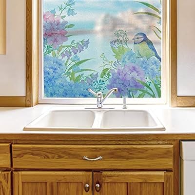 wall26 Window Film for Privacy Story Plants Large...