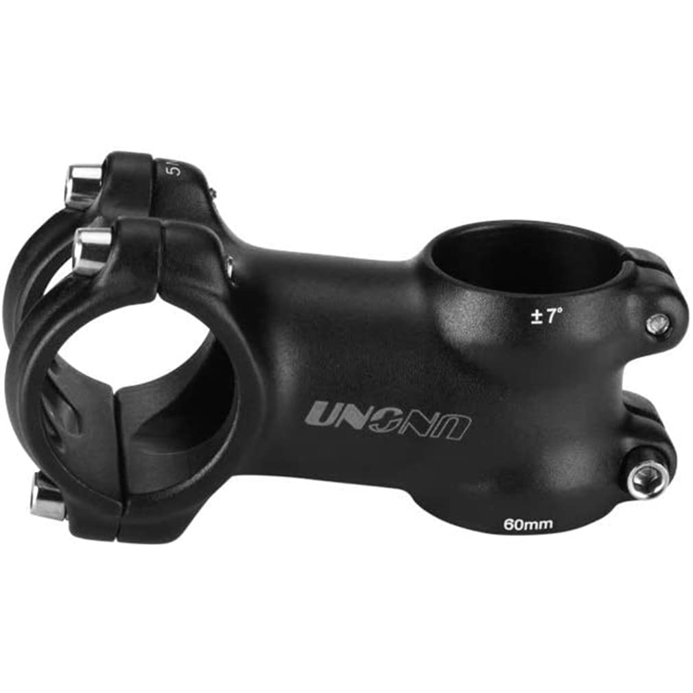 FOMTOR 31.8 Stem 60mm 7 Degree Light-weight Bike Handlebar Stem MTB Stem Suitable for Mountain Bike Road Bike BMX MTB (31.8 x 60mm)