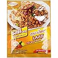 Ros Dee, Menu, Seasoning Powder, Thai Spicy Minced Meat Flavour (Laab), 30 g. [Pack of 4 pieces]