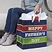 Hallmark Grand Father's Day Gift Bag (Metallic Stripes)