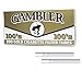 Gambler Gold100 Cigarette Tubes (5 Boxes) 200 Tubes Per Box