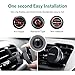 UGREEN Magnetic Car Mount Air Vent Magnet Cell Phone Holder Compatible for iPhone 8 7 6S 6 5S 5, Samsung Galaxy S7 Edge S6 S5 S4, LG G6 G6 G4 V20 Smartphone, Black