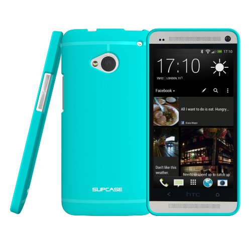SUPCASE Premium Ultra Slim Fit TPU Case for HTC One M7 Smartphone (Blue, Free Screen Protector Included) SUPCASE Premium Ultra Slim Fit TPU Case for HTC One M7 Smartphone (Blue, Free Screen Protector Included)