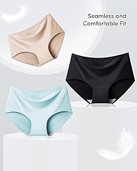 Domee Teen Girls Seamless Underwear No Show Panties