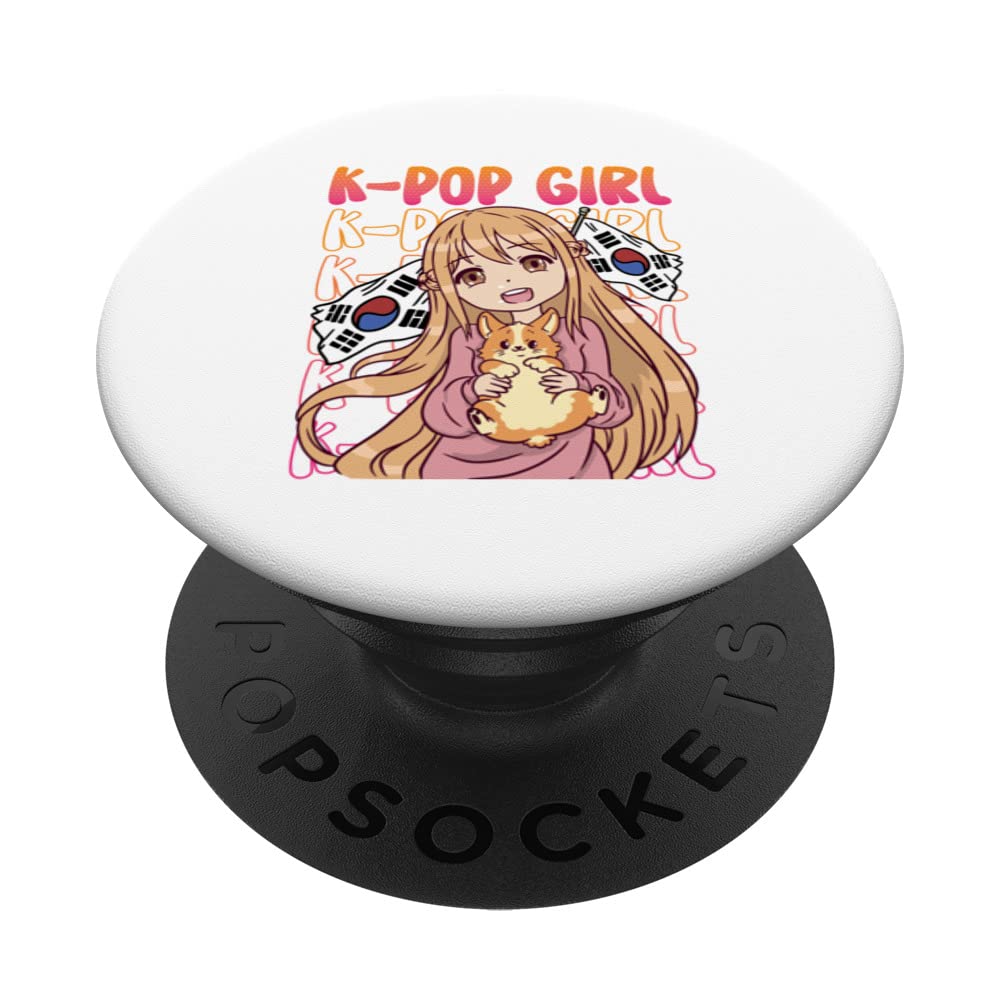 Korean Pop Design for a K-Pop Fashion Fan PopSockets Swappable PopGrip