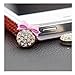 GBSELL 3D Crystal Bling Bow Diamond Home Button Sticker For iPhone iPad (Pink)