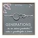 EFYTAL Gifts for Grandma, Sterling Silver 3 Circle Bracelet from Granddaughter, Mother's Day Gift for Grandmother