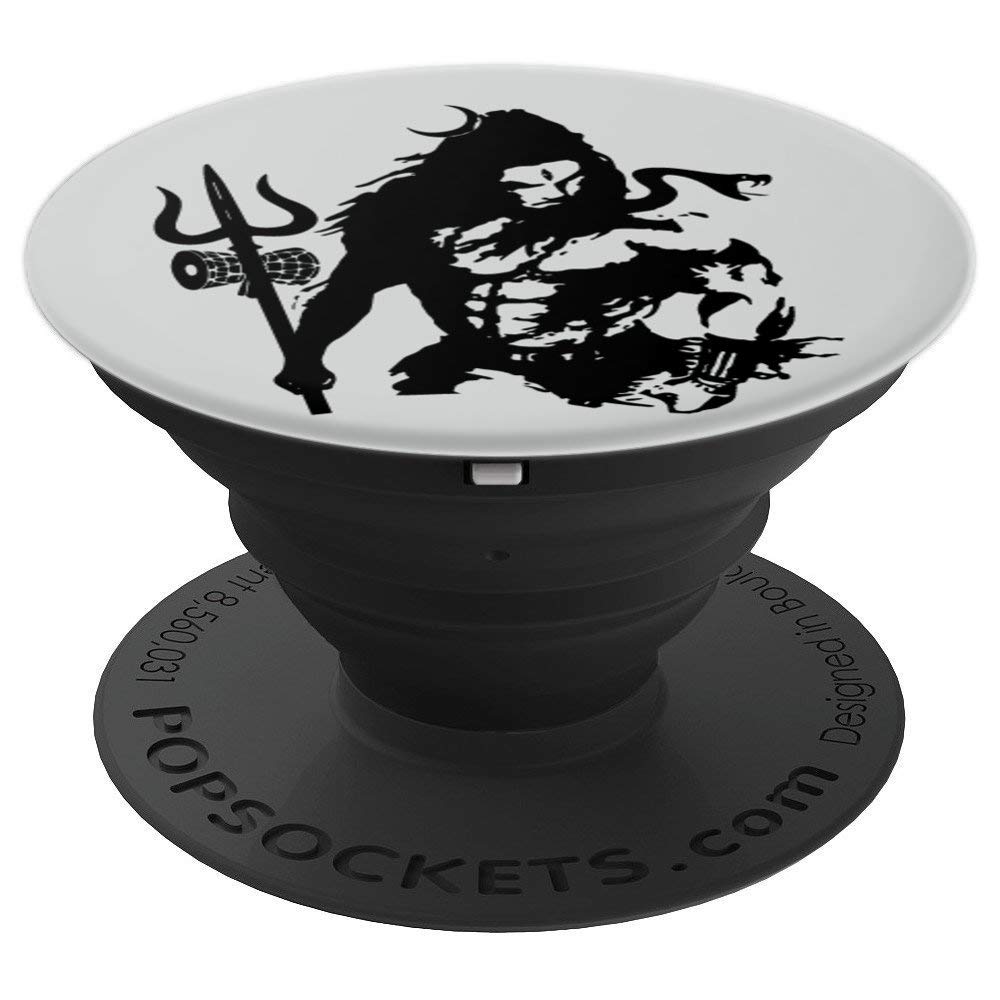 Amazoncom Lord Shiva Art Angry Trishul Hinduism Pop Socket