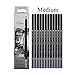 Charcoal drawing pencils set Sketch Pencils Medium 12pcs Charcoal Pencils Non-toxic Drawing Pencils Tools Set for Fine Art Supplies