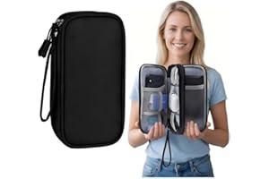 Diabetic Supplies Travel Case Organizer for Test Strips, Lancets, Needles, Lancing Device, Glucose Meter, Alcohol Wipes, Insu