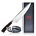 Chef Knife 8 Inch Sharpest Kitchen Knife Includes Chefs Knife Sharpener and Blade Cover for a limited time